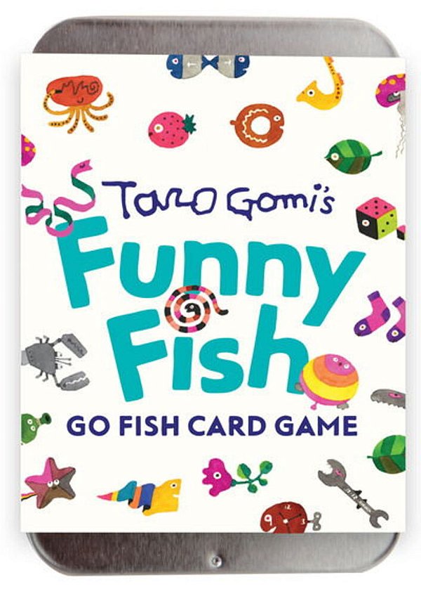Taro Gomi's Funny Fish: GO Fish Card Game: (Stocking Stuffer, Kid's Gift, Birthday Gift, Art Cards)-..
