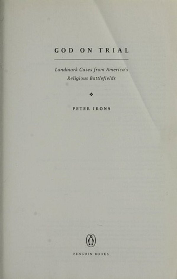 God On Trial: Landmark Cases From America's Religious Battlefields-..