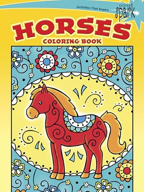 Spark Horses Coloring Book-..