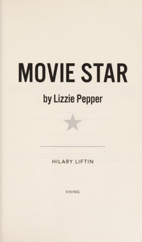Movie Star By Lizzie Pepper-..