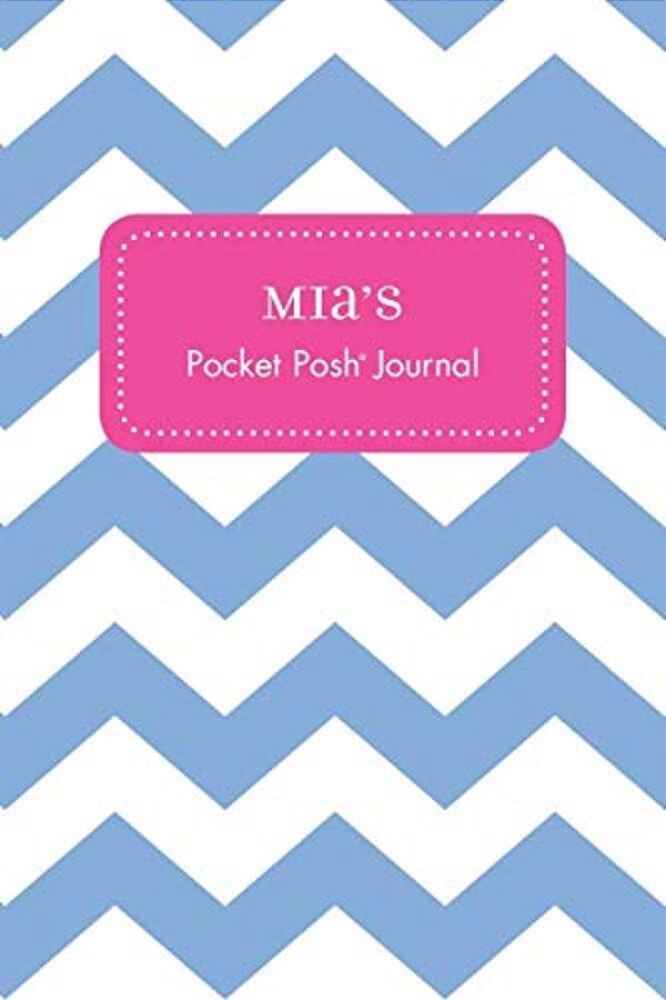 Mia's Pocket Posh Journal, Chevron-..