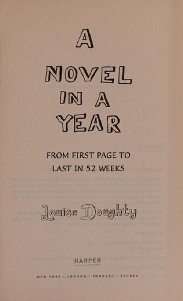 A Novel In A Year-..