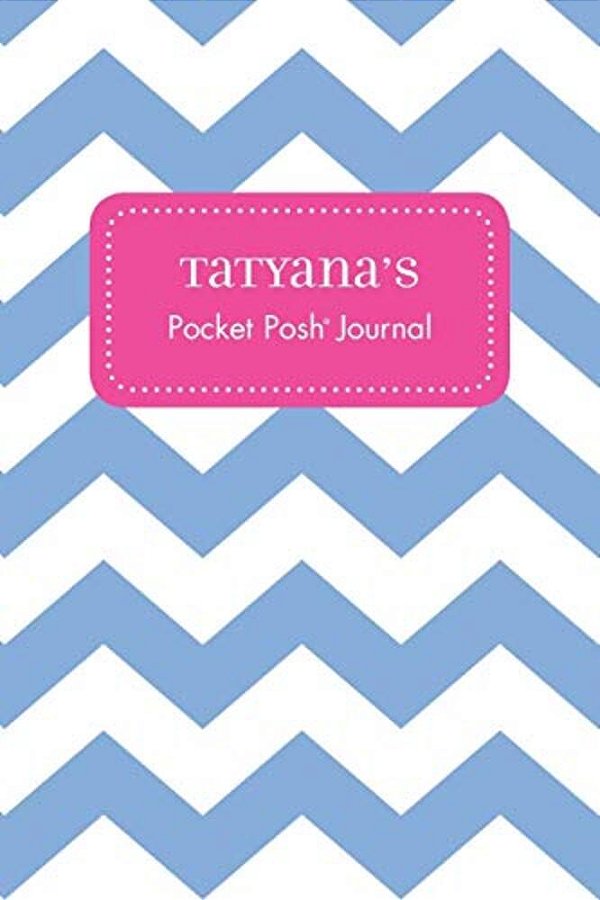 Tatyana's Pocket Posh Journal, Chevron-..
