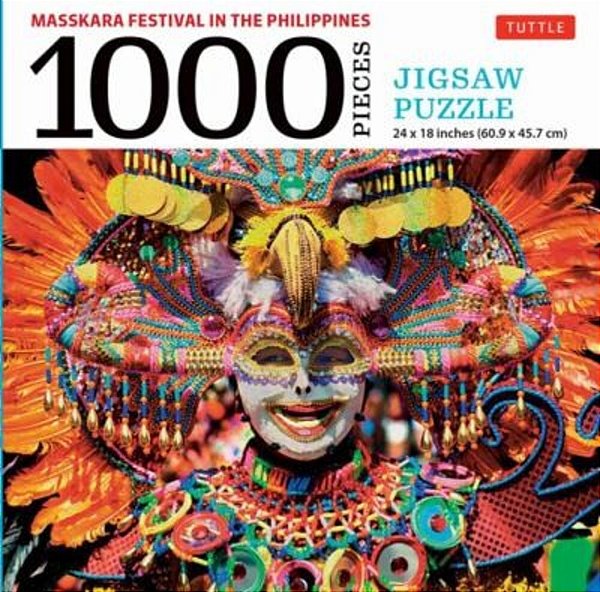 Philippines Masskara Festival - 1000 Piece Jigsaw Puzzle: (Finished Size 24 In X 18 In)-..