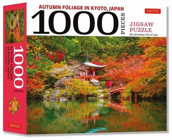Autumn Foliage In Kyoto, Japan - 1000 Piece Jigsaw Puzzle: For Adults And Families - Finished Puzzle Size 29 X 20 Inch (74 X 51 Cm); A3 Sized Poster-..
