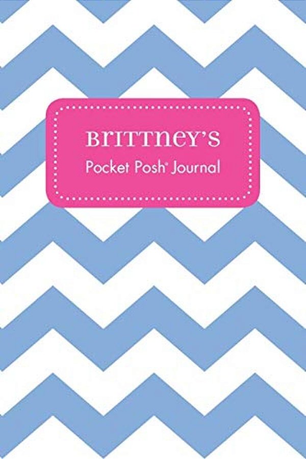 Brittney's Pocket Posh Journal, Chevron-..
