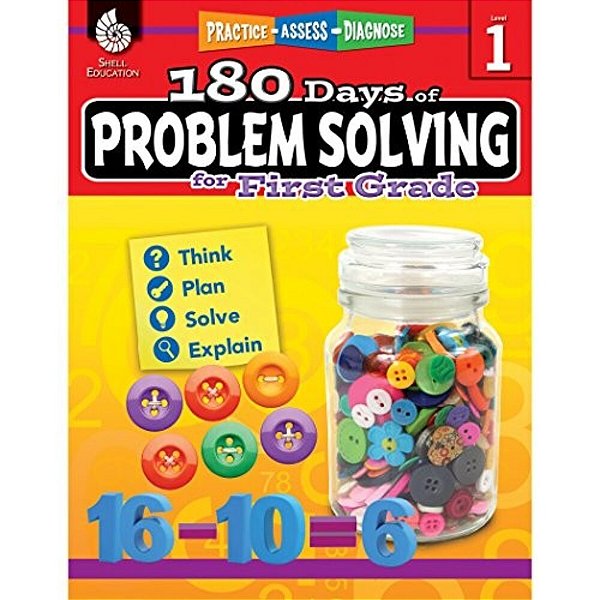 180 Days(tm) Problem Solving For First Grade: Practice, Assess, Diagnose-..