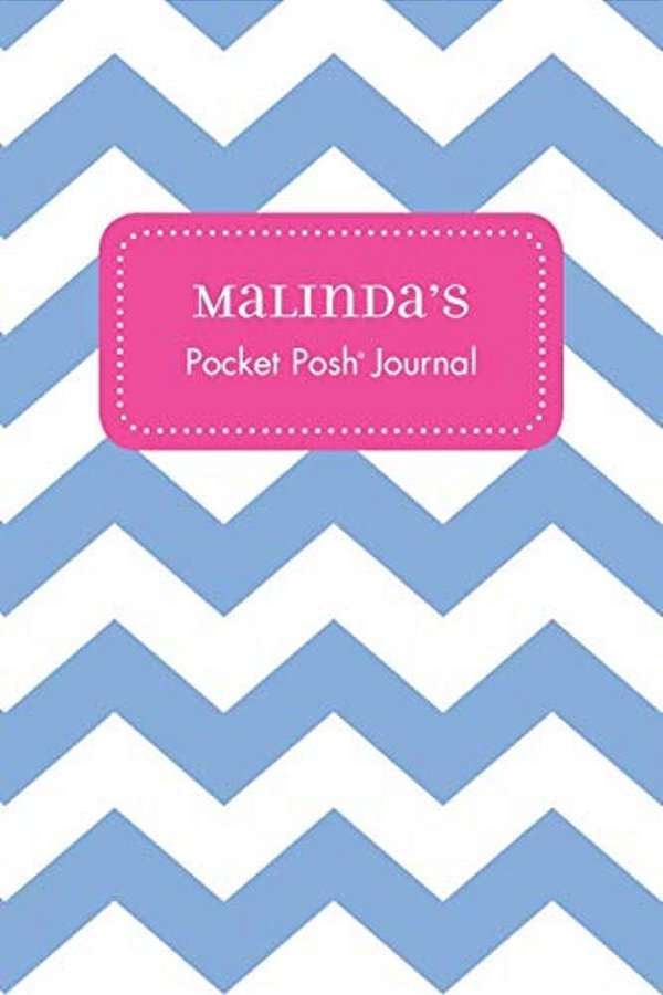 Malinda's Pocket Posh Journal, Chevron-..
