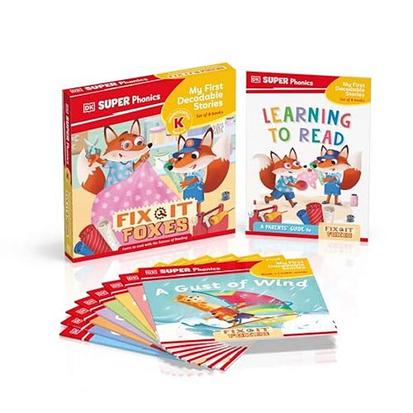 Dk Super Phonics My First Decodable Stories Fix-It Foxes-..