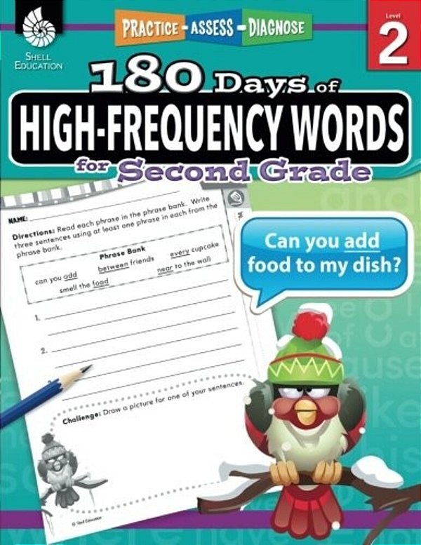 180 Days(tm) High-Frequency Words For Second Grade: Practice, Assess, Diagnose-..