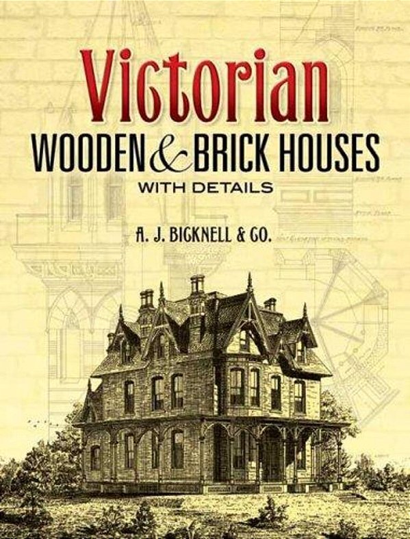 Victorian Wooden And Brick Houses With Details-..