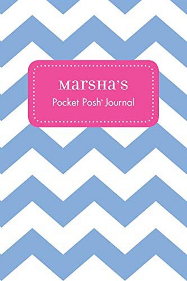 Marsha's Pocket Posh Journal, Chevron-..