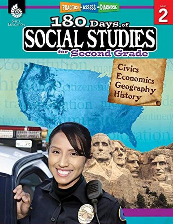 180 Days(tm) Social Studies For Second Grade: Practice, Assess, Diagnose-..