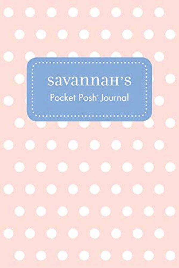 Savannah's Pocket Posh Journal, Polka Dot-..