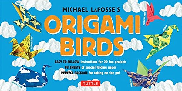 Origami Birds Kit: Make Colorful Origami Birds With This Easy Origami Kit: Includes 2 Origami Books, 20 Projects & 98 Origami Papers-..