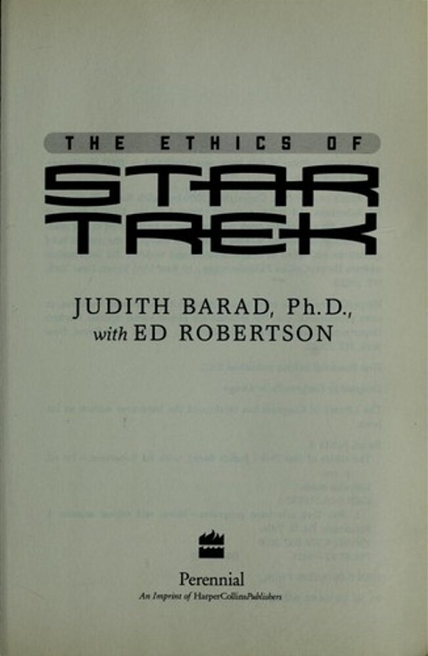 The Ethics Of Star Trek-..