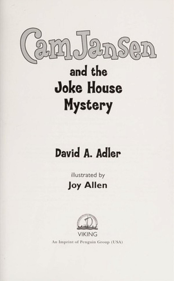 Cam Jansen And The Joke House Mystery-..