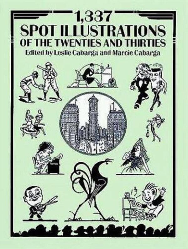 1,337 Spot Illustrations Of The Twenties And Thirties-..