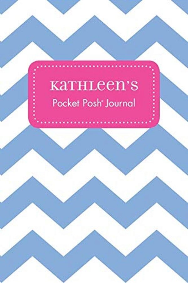 Kathleen's Pocket Posh Journal, Chevron-..