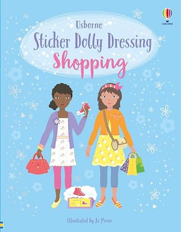 Sticker Dolly Dressing Shopping-..