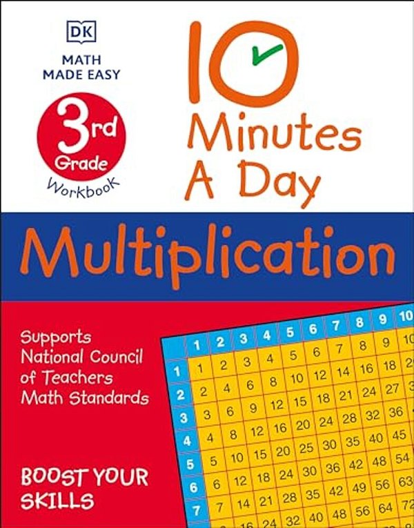 10 Minutes A Day Multiplication, 3RD Grade-..