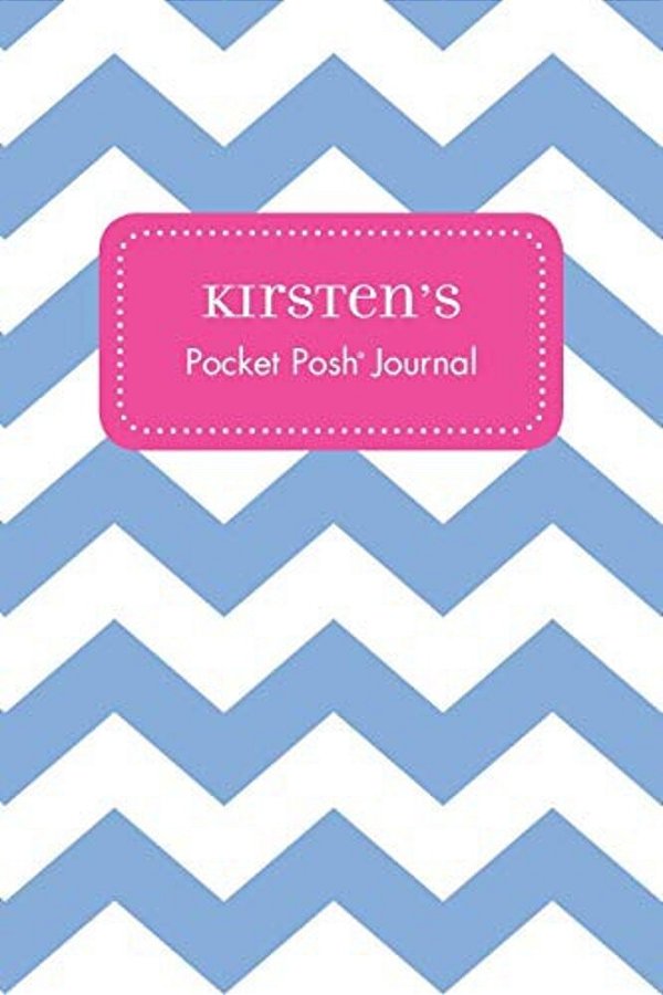 Kirsten's Pocket Posh Journal, Chevron-..
