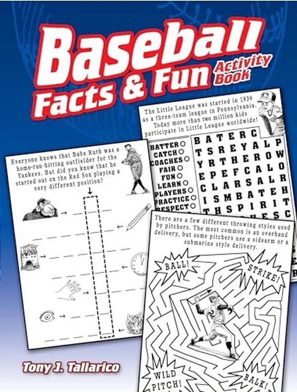 Baseball Facts & Fun Activity Book-..