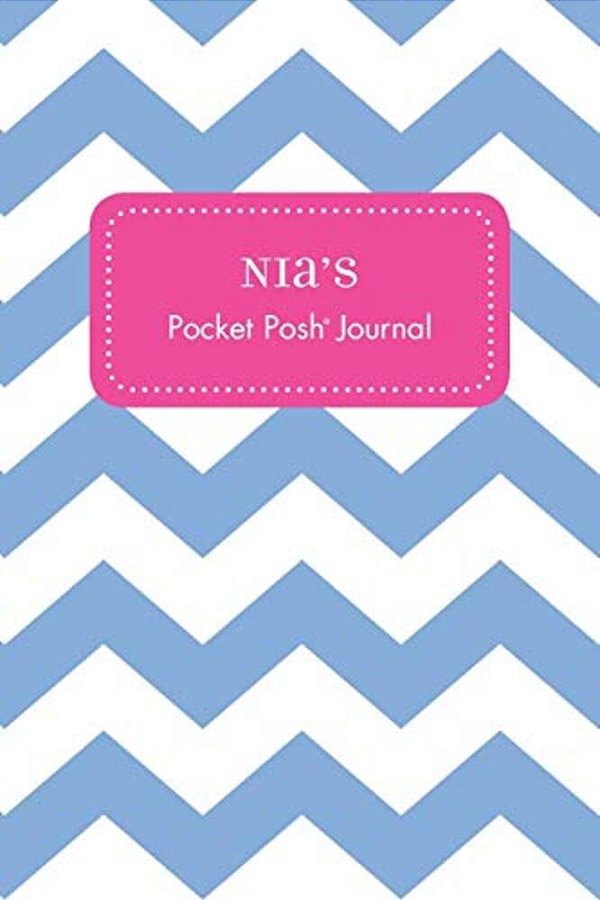 Nia's Pocket Posh Journal, Chevron-..