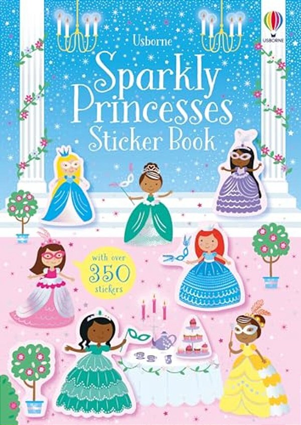 Sparkly Princesses Sticker Book-..