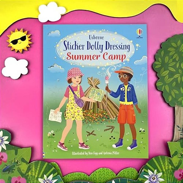 Sticker Dolly Dressing Summer Camp-..
