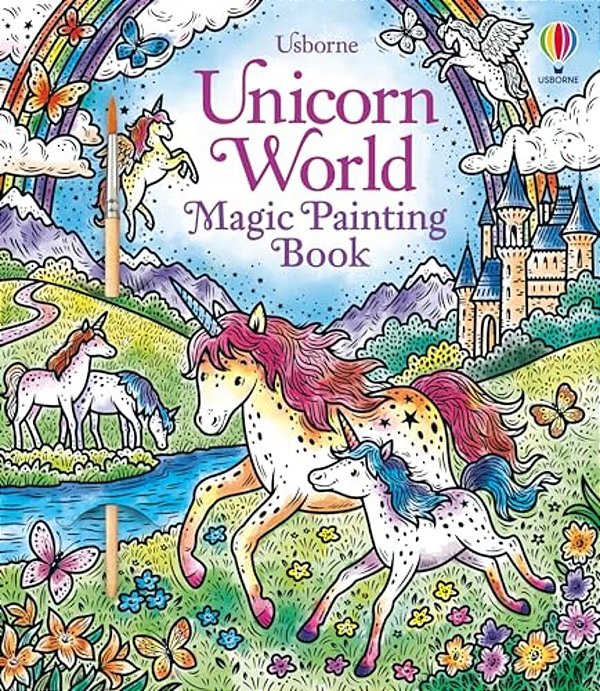 Unicorn World Magic Painting Book-..