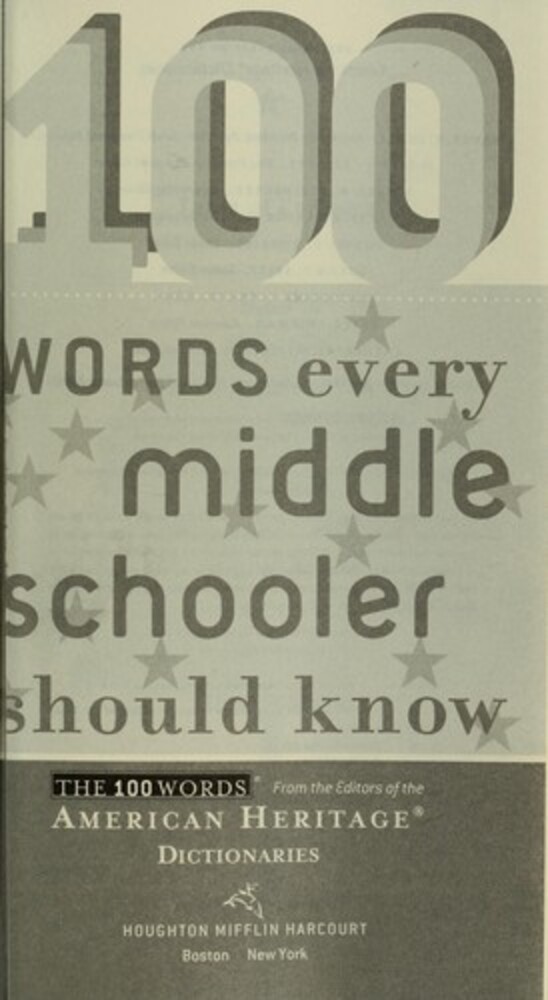 100 Words Every Middle Schooler Should Know-..