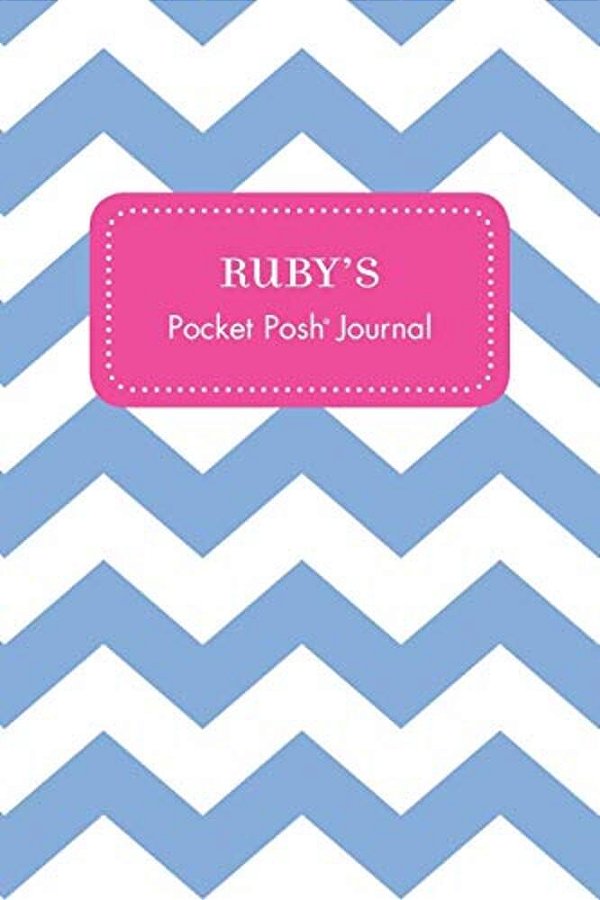 Ruby's Pocket Posh Journal, Chevron-..