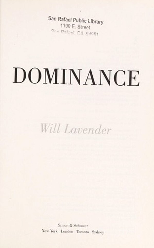 Dominance: A Puzzle Thriller-..