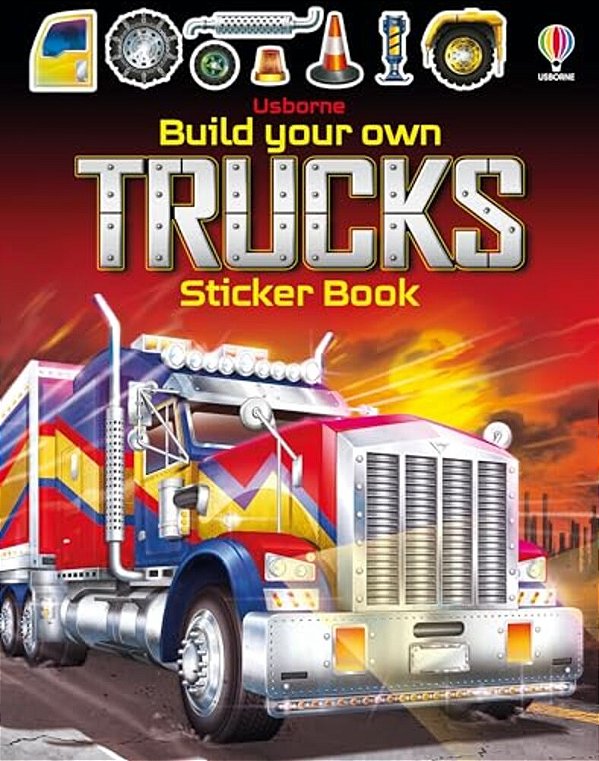 Build Your Own Trucks Sticker Book-..