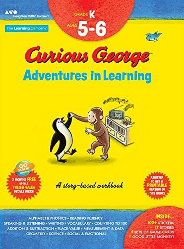 Curious George Adventures In Learning, Kindergarten: Story-Based Learning-..