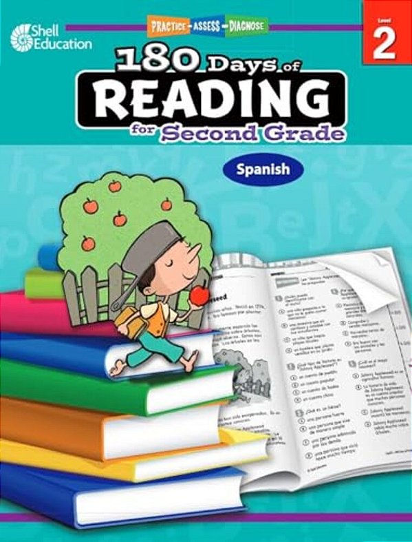 180 Days(tm) Reading For Second Grade: Practice, Assess, Diagnose-..