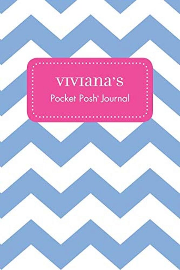 Viviana's Pocket Posh Journal, Chevron-..
