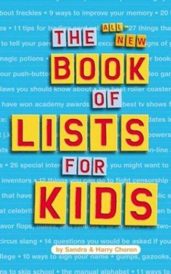 The All-New Book Of Lists For Kids-..
