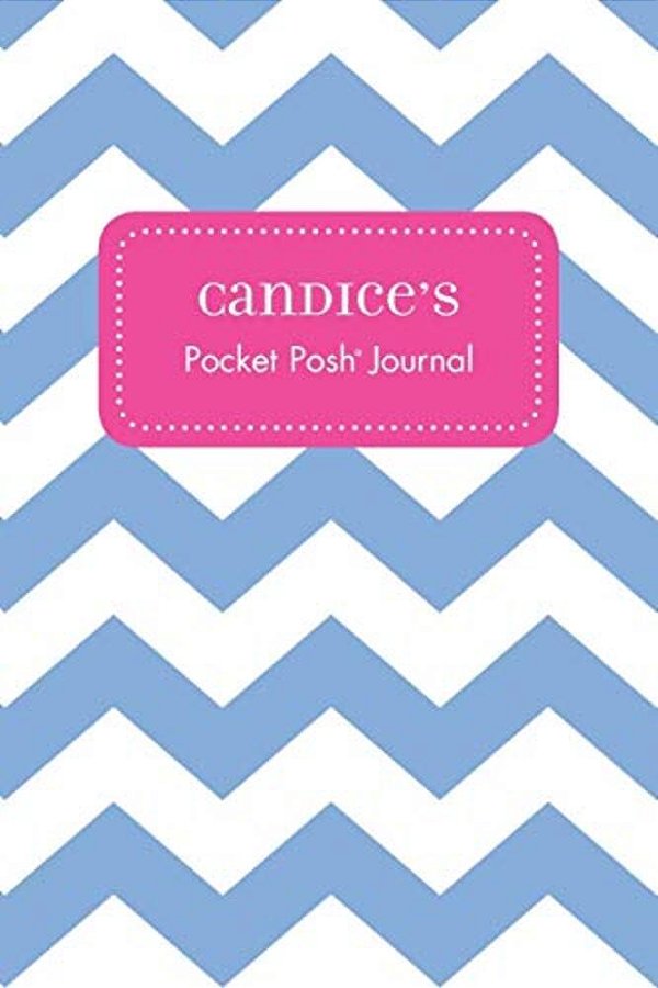 Candice's Pocket Posh Journal, Chevron-..