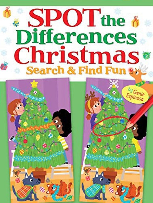 Spot The Differences Christmas: Search & Find Fun-..