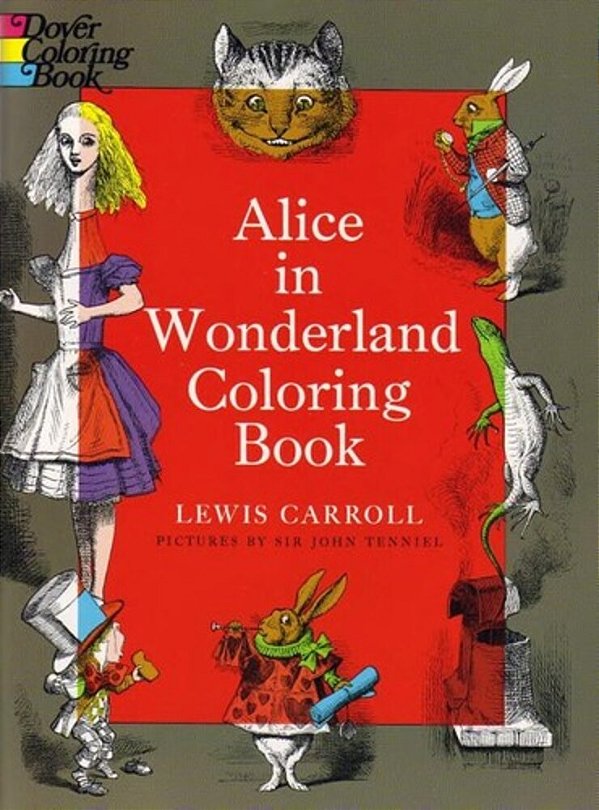 Alice In Wonderland Coloring Book-..