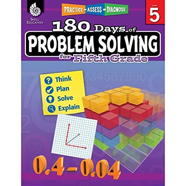 180 Days(tm) Problem Solving For Fifth Grade: Practice, Assess, Diagnose-..