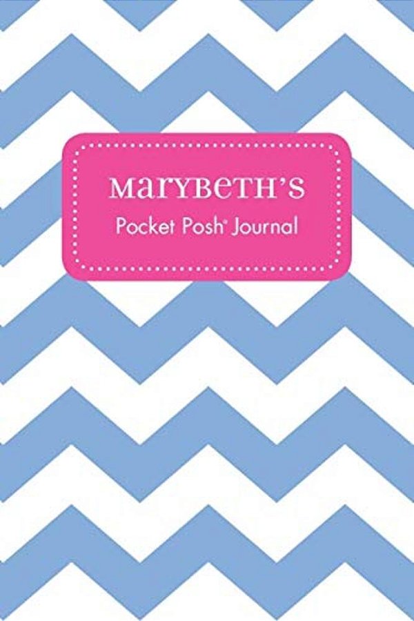 Marybeth's Pocket Posh Journal, Chevron-..