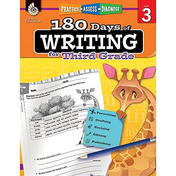 180 Days(tm) Writing For Third Grade: Practice, Assess, Diagnose-..