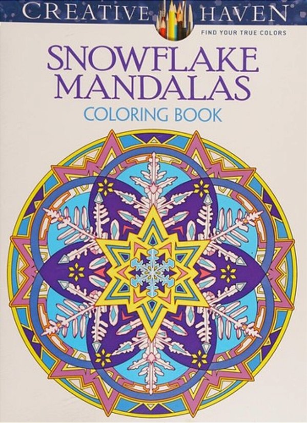 Creative Haven Snowflake Mandalas Coloring Book-..