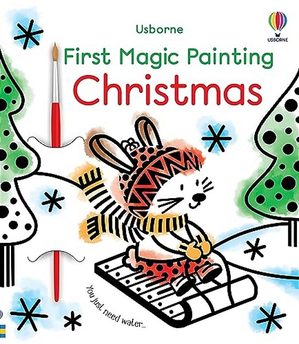 First Magic Painting Christmas: A Christmas Holiday Book For Kids-..