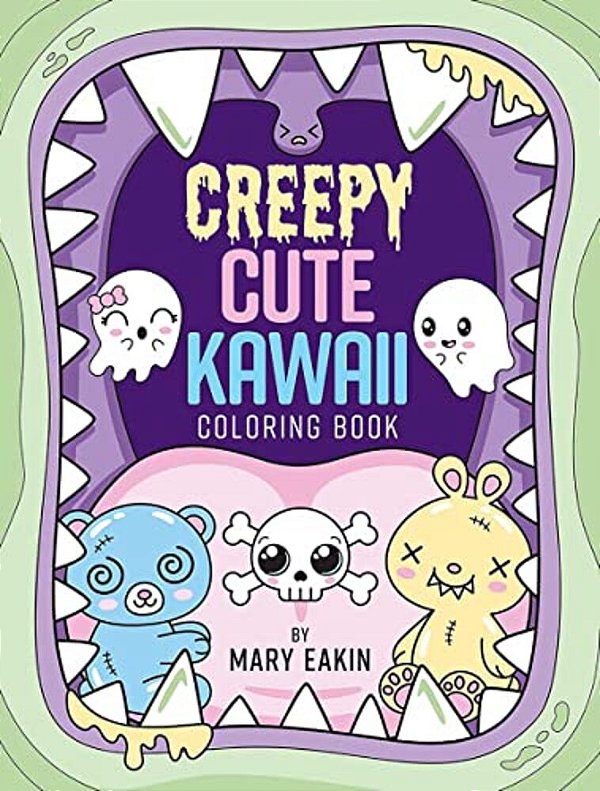 Creepy Cute Kawaii Coloring Book-..