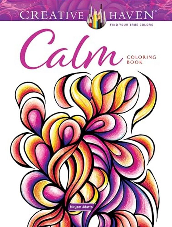 Creative Haven Calm Coloring Book-..