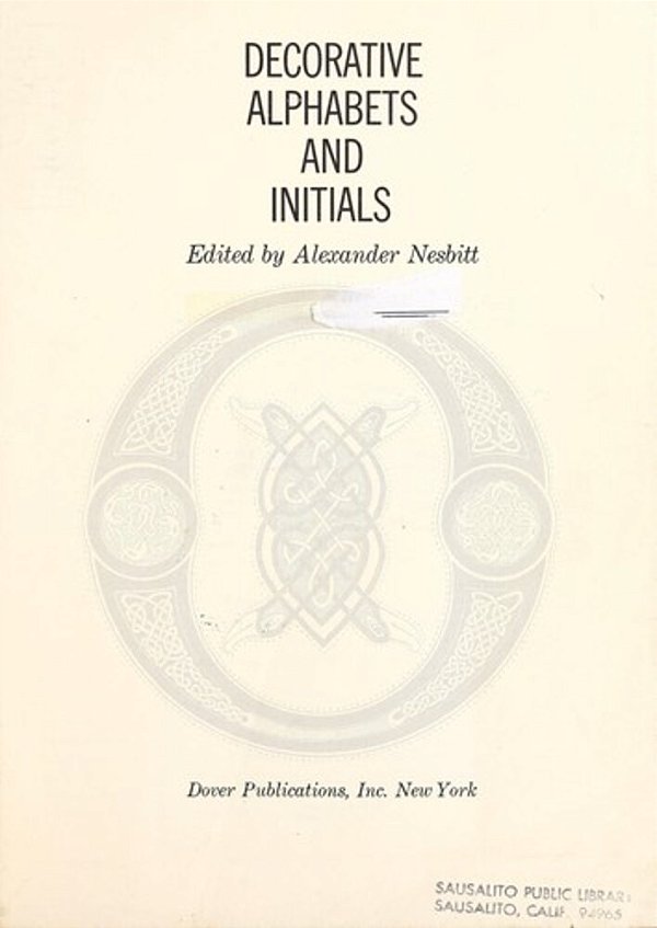 Decorative Alphabets And Initials-..